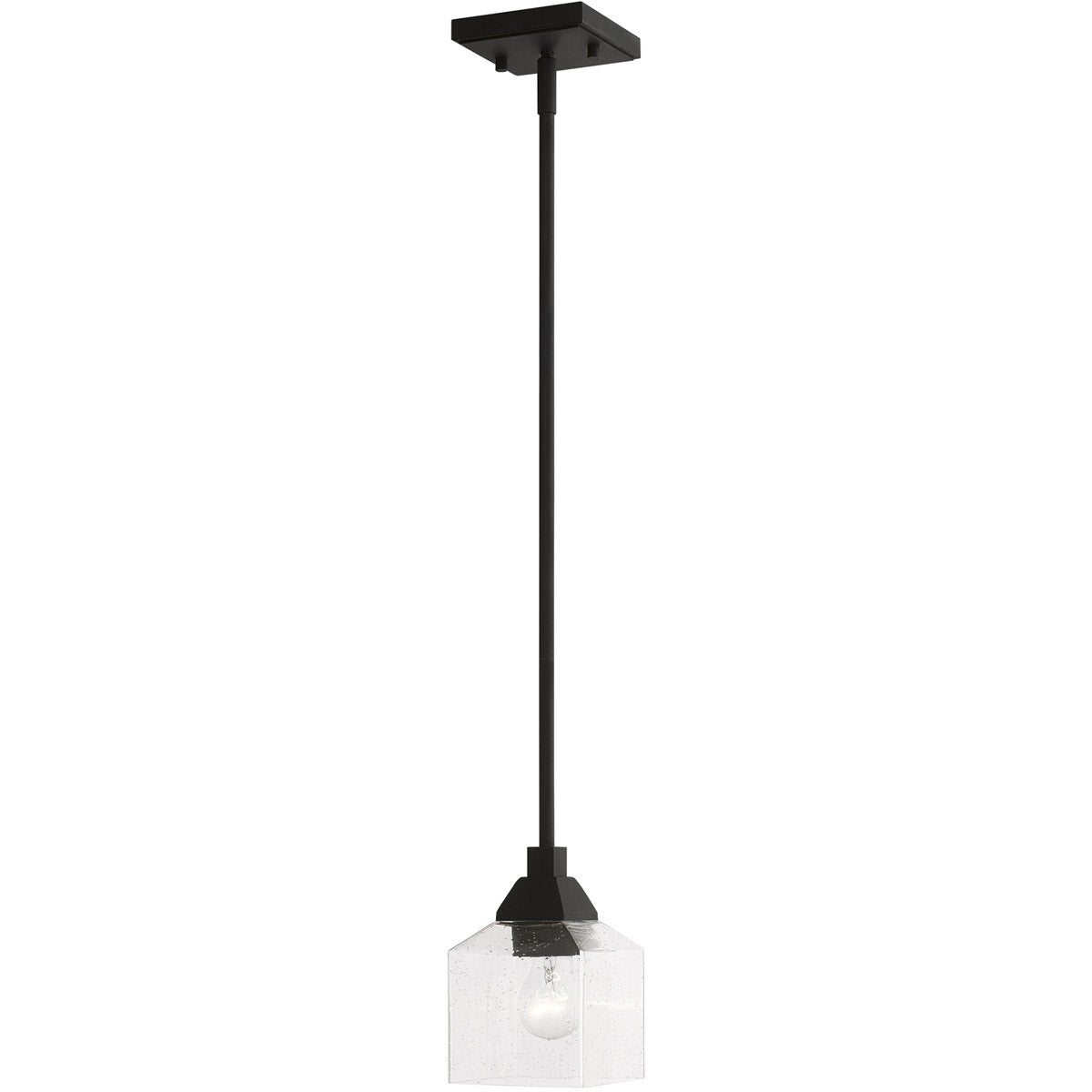 Livex Lighting, Aragon Mini Pendant - Black