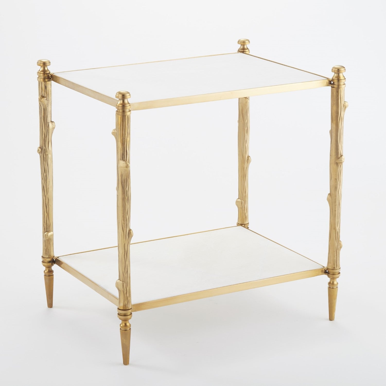 Global Views, Arbor Side Table - Brass