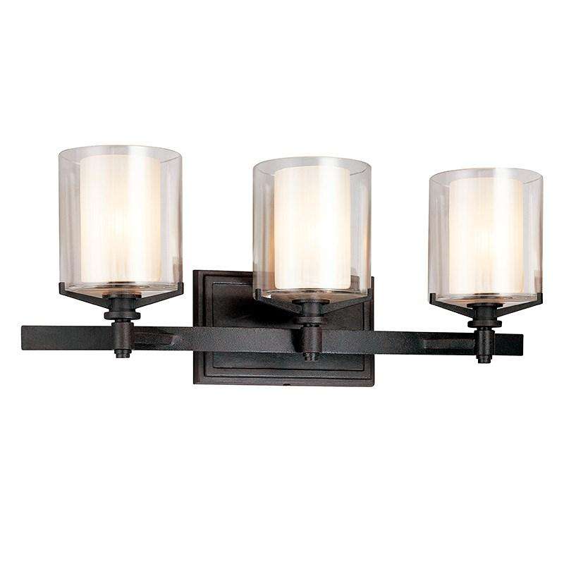 Troy Lighting, Arcadia 3Lt Bath French Iron