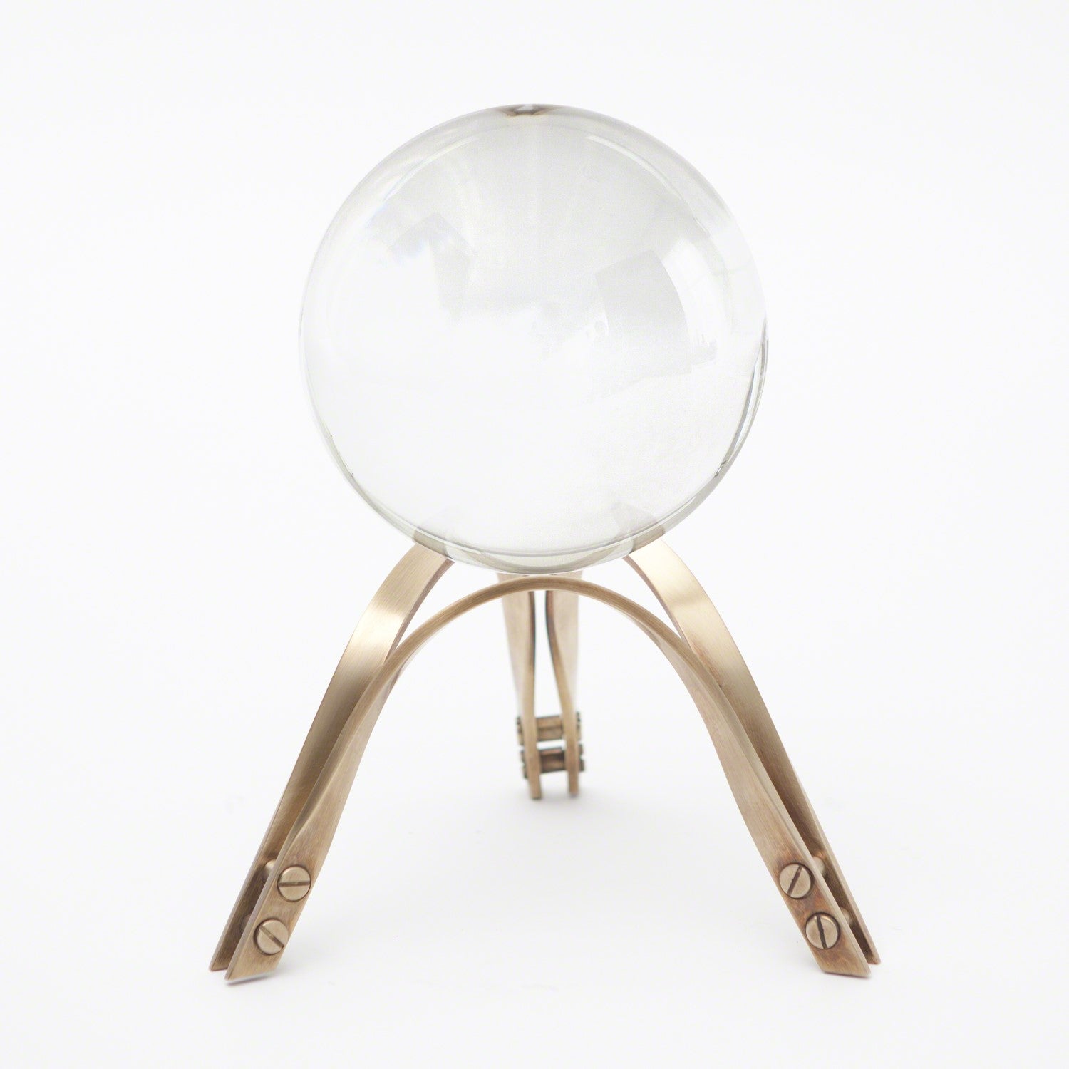 Global Views, Arch Ball Stand - Brass