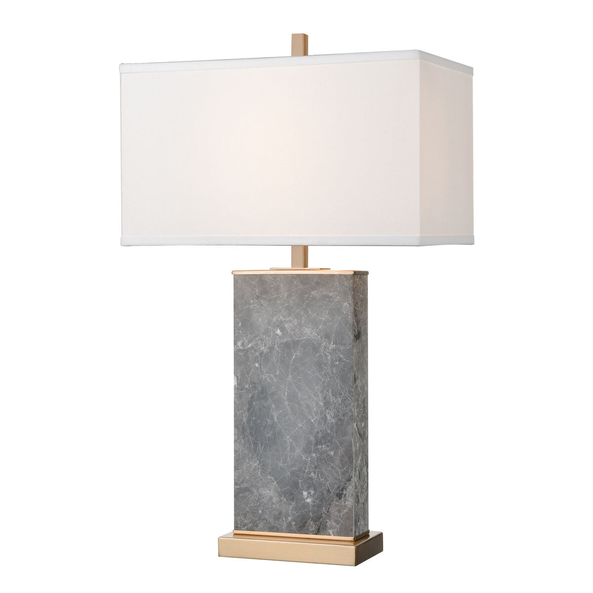 Elk Home, Archean 30'' High 1-Light Table Lamp - Gray Marble