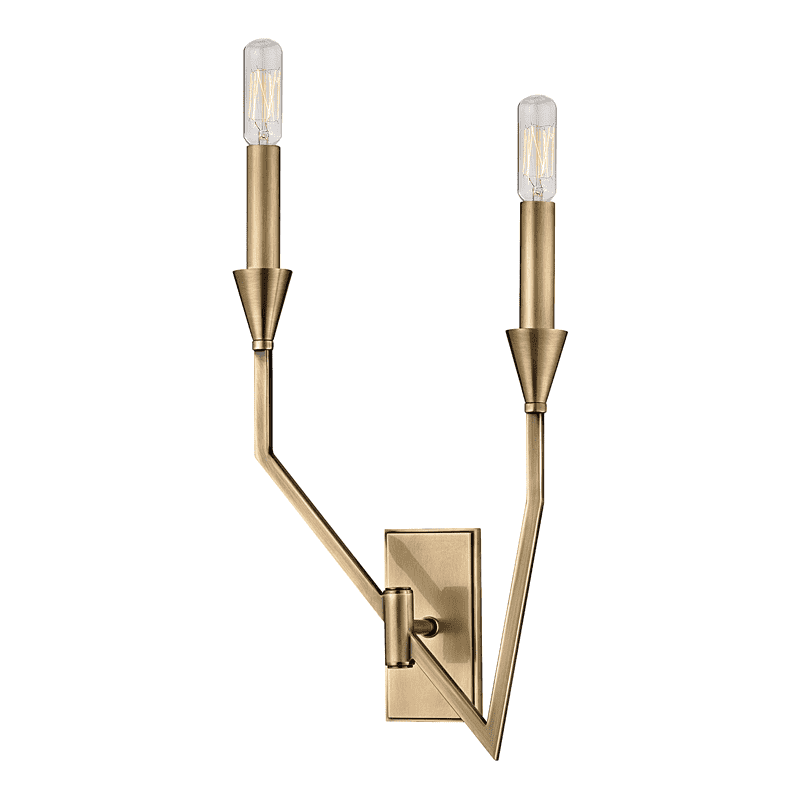 Hudson Valley, Archie 2 Light Left Wall Sconce