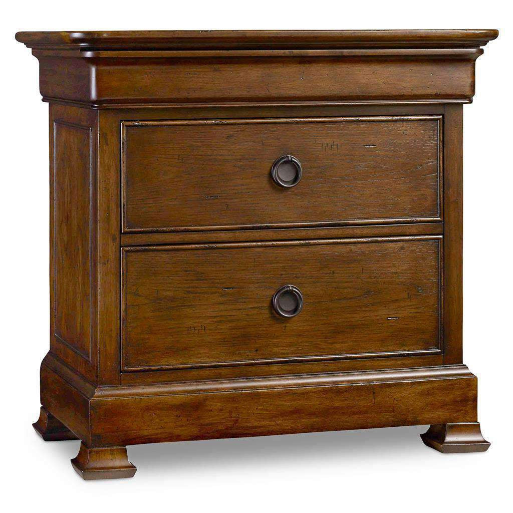 Hooker, Archivist Three-Drawer Nightstand