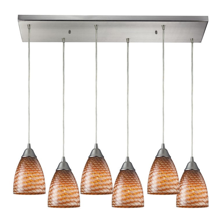 Elk Home, Arco Baleno 30'' Wide 6 - Light Pendant