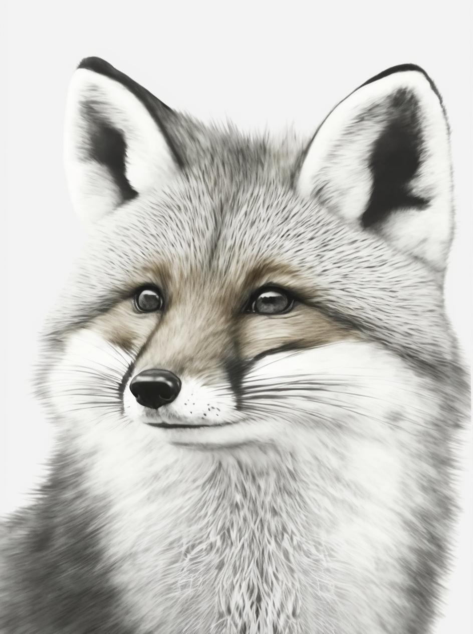 FASart, Arctic Sweethearts: A Heartwarming Portrait of Foxes in Love