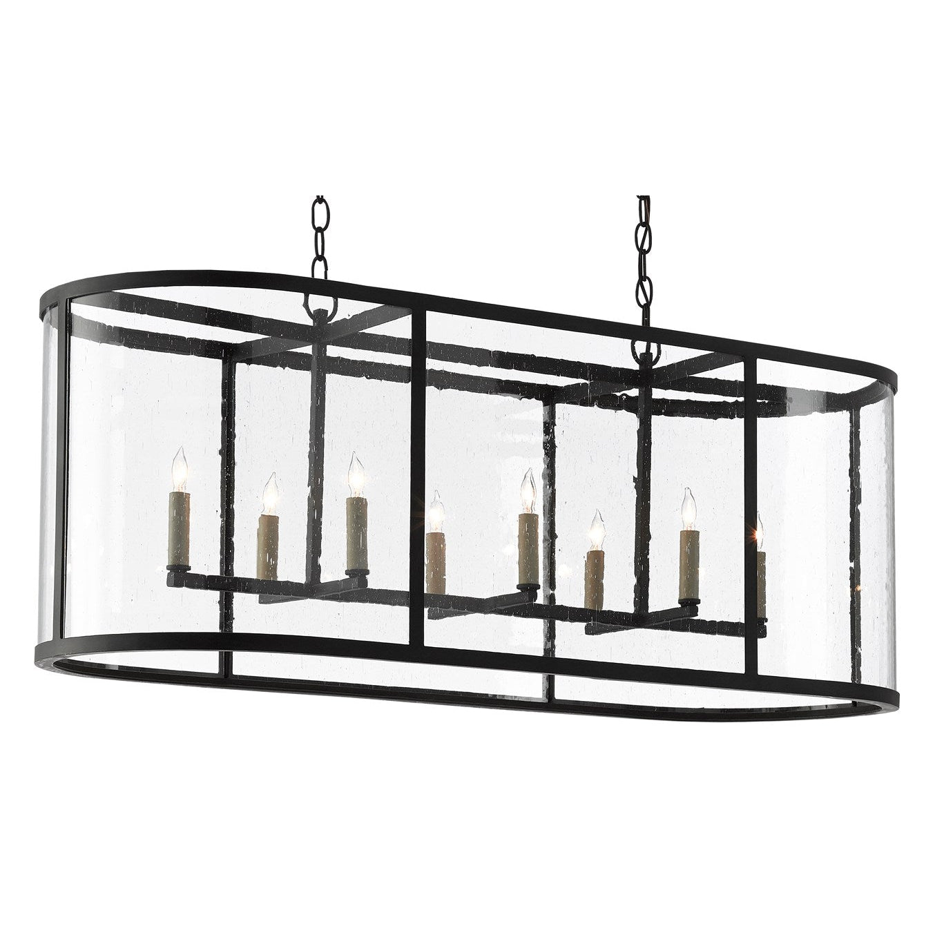 Currey, Argand Oval Chandelier