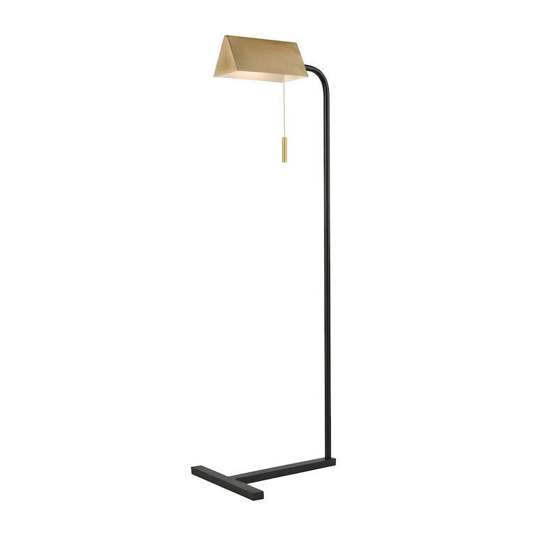 Elk Home, Argentat 42'' High 1 - Light Floor Lamp - Black