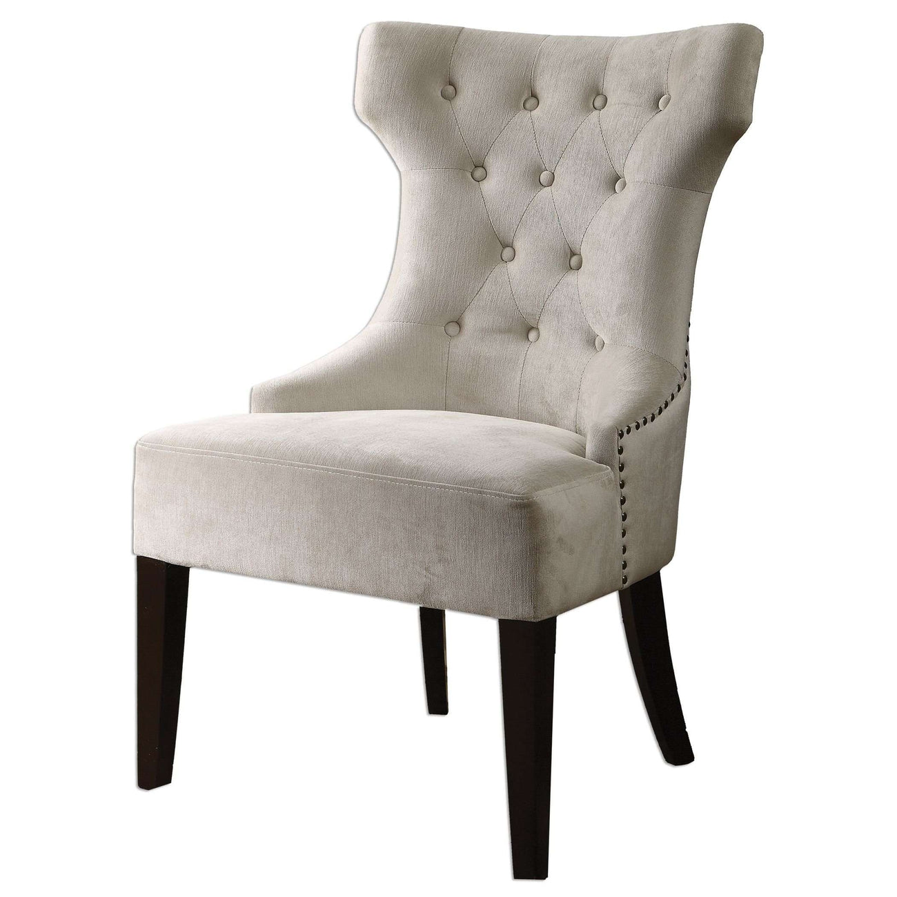 Uttermost, Arlette Tufted Wing Chair