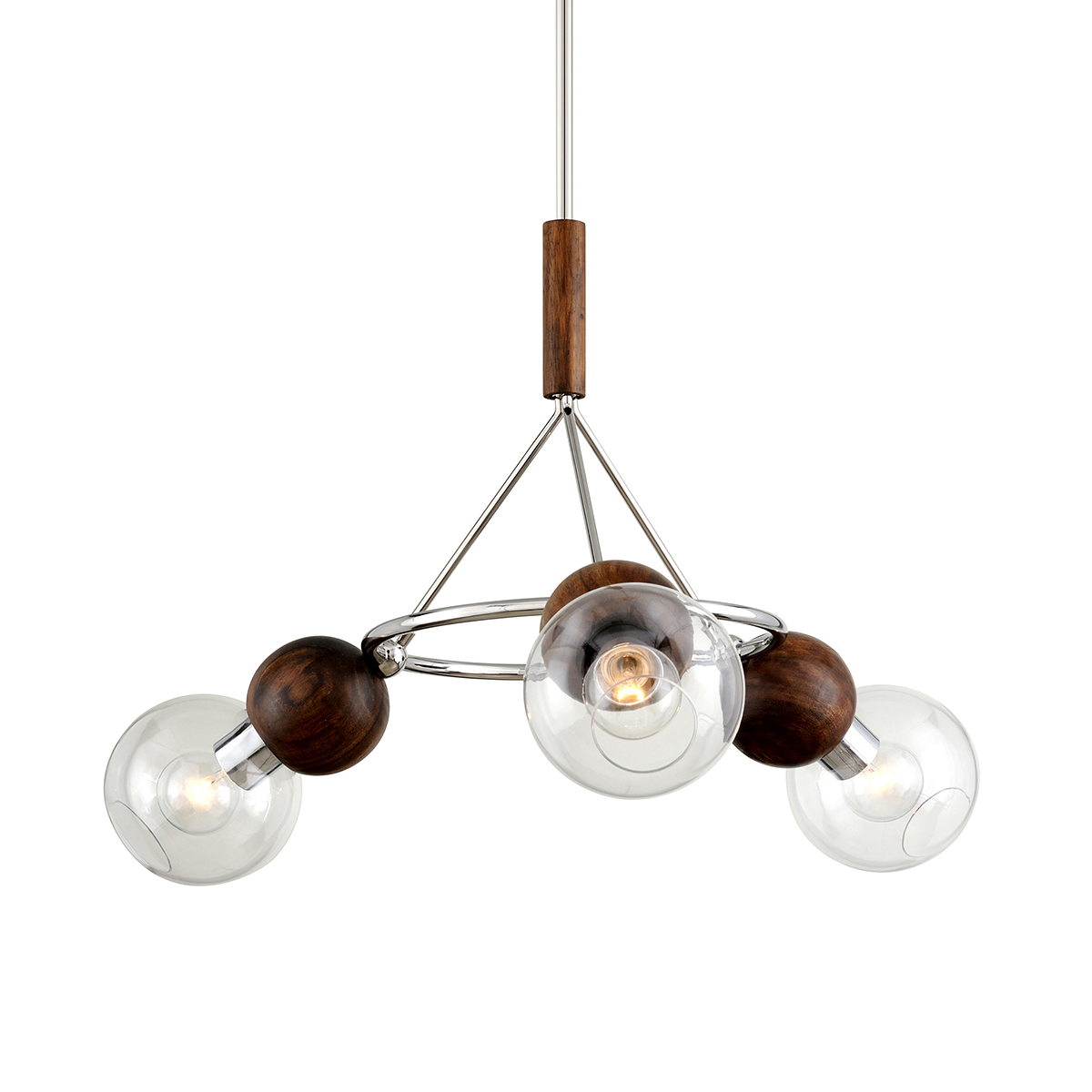 Troy Lighting, Arlo 3 Light Chandelier