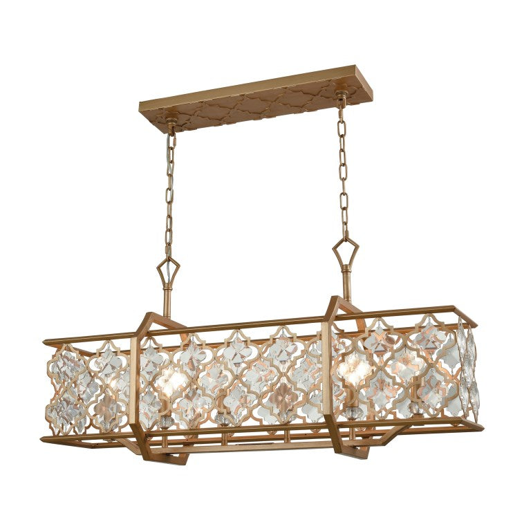 Elk Home, Armand 35'' Wide 6-Light Linear Chandelier