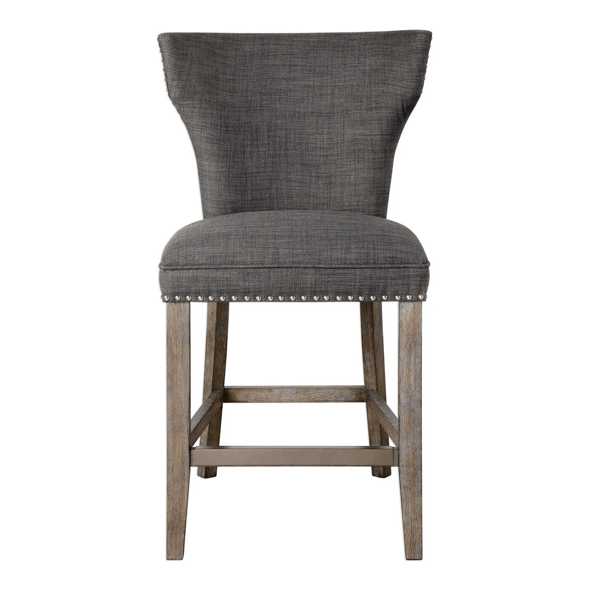 Uttermost, Arnaud Charcoal Counter Stool