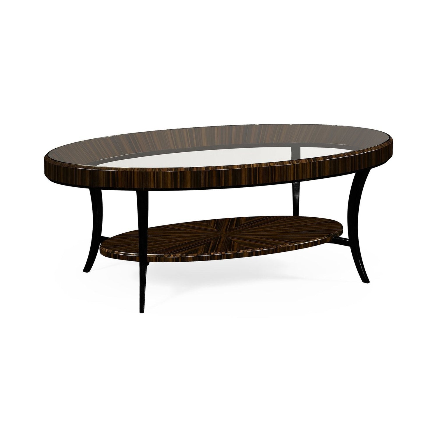 Jonathan Charles, Art Deco Oval Coffee Table