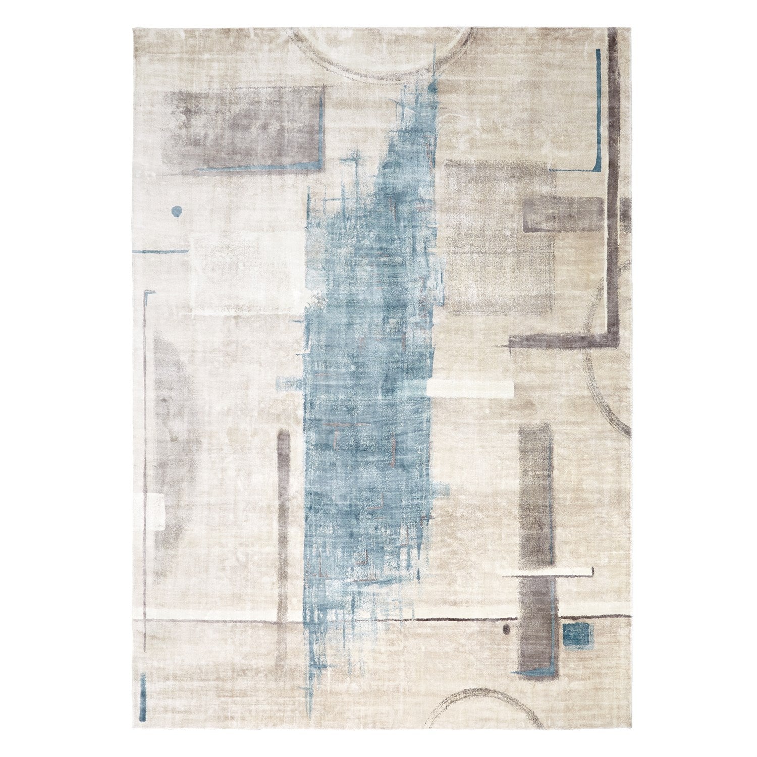 Global Views, Art Rug - Blue