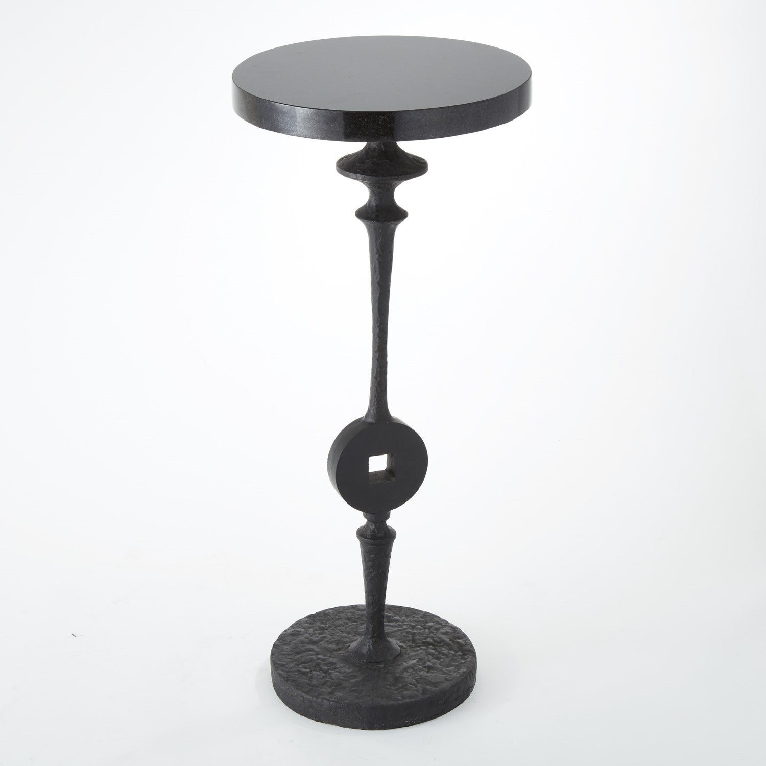 Global Views, Artisan Square Peg Accent Table