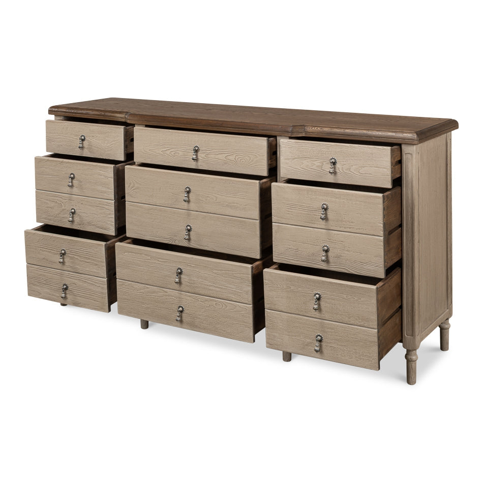 SARREID, Asher 9 Drawer Sideboard