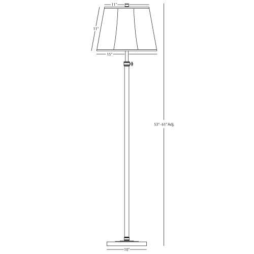 Robert Abbey Fine Lighting, Bruno Floor Lamp