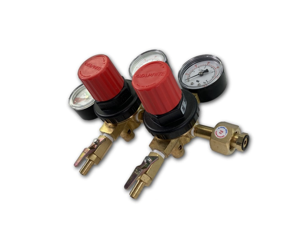 Taprite®, C02 Dual Regulator with Dual Gauges