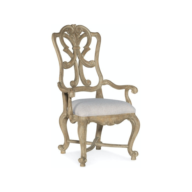 Hooker, Castella Wood Back Arm Chair