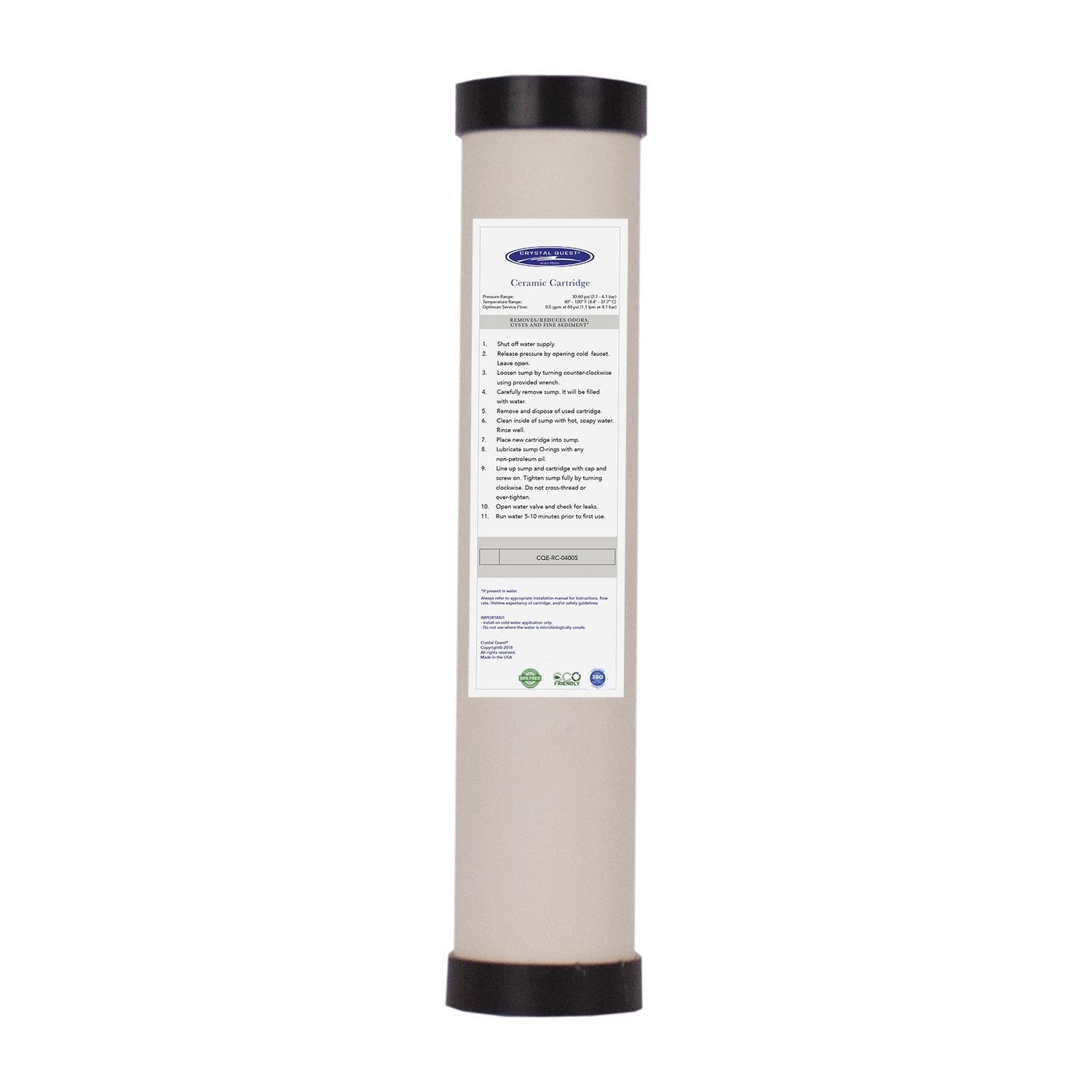 Crystal Quest, Ceramic Water Filter Cartridge