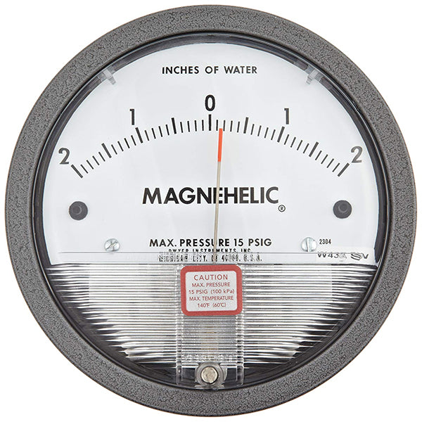 CleanLeaf, CleanLeaf - Optional Magnehelic Pressure Gauge