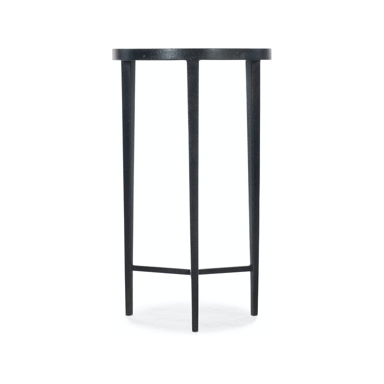 Hooker, Commerce & Market Round Steel Accent Table - Black