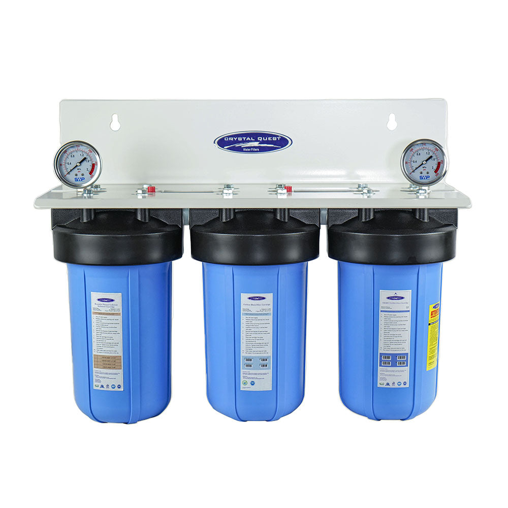 Crystal Quest, Compact Whole House Water Filter, Arsenic Removal (2-4 GPM | 1-2 people)