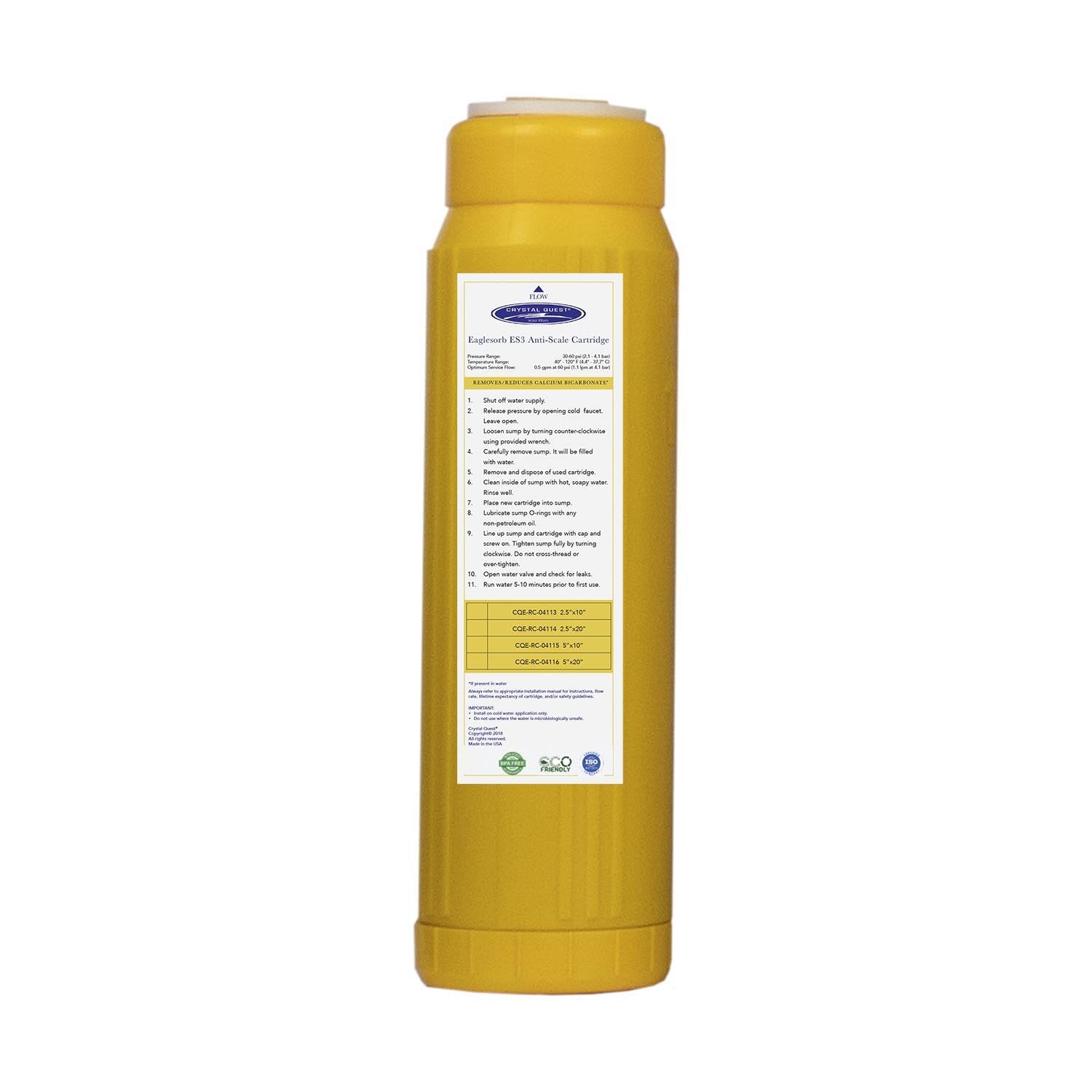 Crystal Quest, Eaglesorb ES3 Anti-Scale Water Filter Cartridge