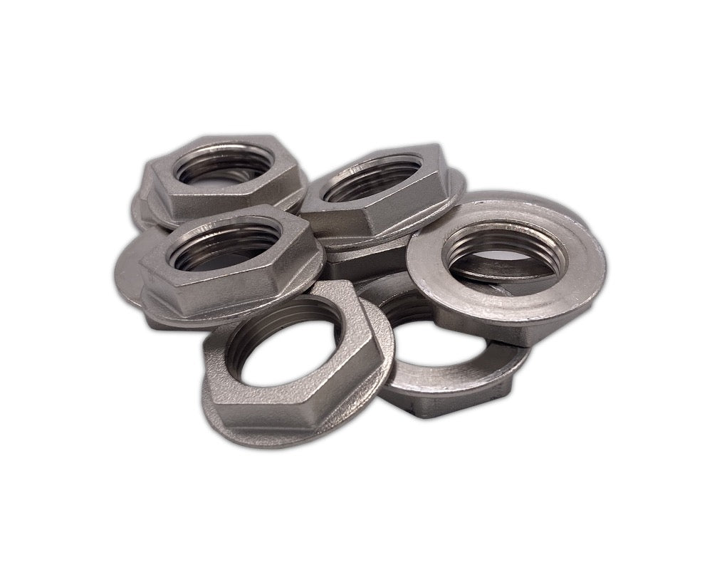 Coldbreak, Flanged Lock Nut for Beer Shank - 10 Pack