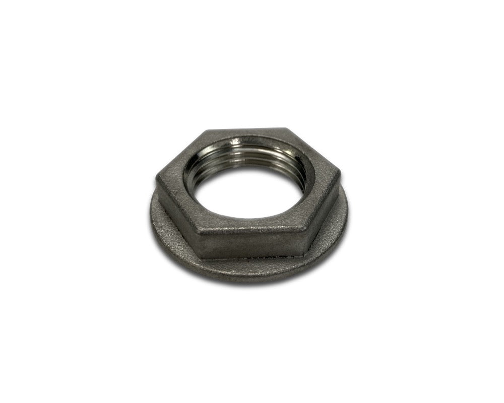 Coldbreak, Flanged Lock Nut for Beer Shank (Stainless Steel)