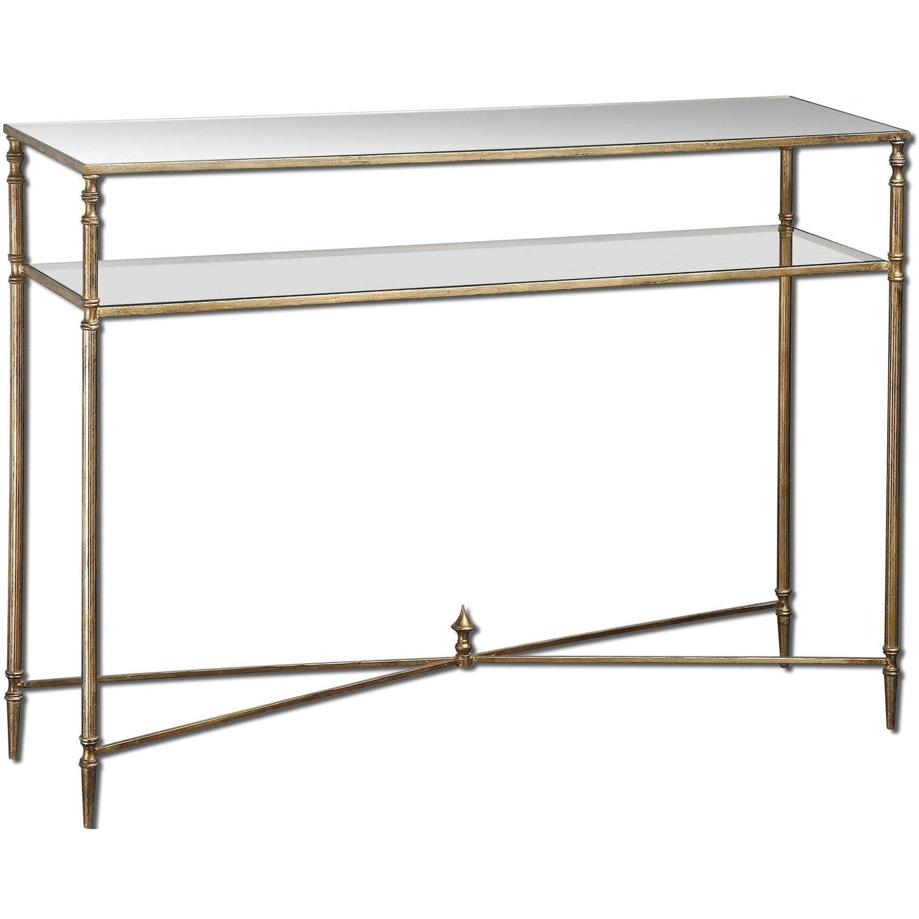 Uttermost, Henzler Mirrored Glass Console Table