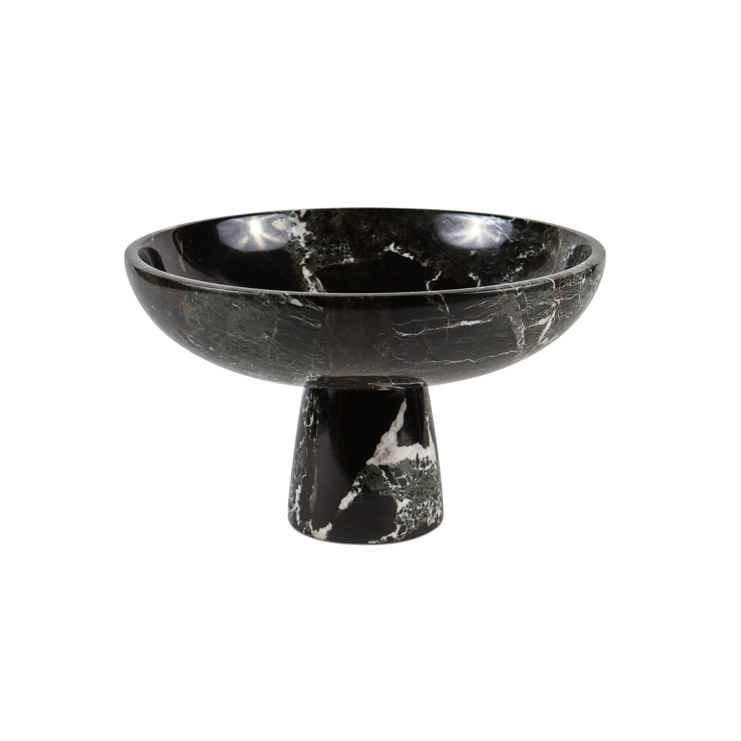 Marble Crafter, High Footed Bowl 12" dia x 7"