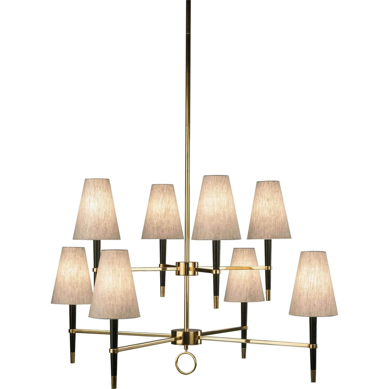 Robert Abbey Fine Lighting, Jonathan Adler Ventana 2-Tier Chandelier