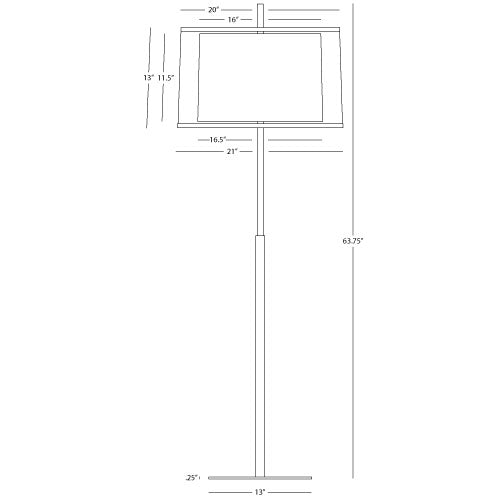 Robert Abbey Fine Lighting, Saturnia Floor Lamp