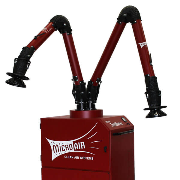 MicroAir, TM-1000 | Dual Articulated Arm Attachment for TM-1000 Source Capture Air Cleaner