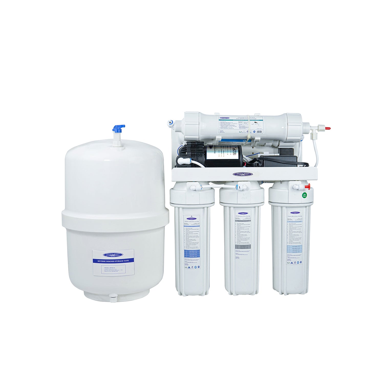 Crystal Quest, Thunder Ultrafiltration/Reverse Osmosis Under Sink Water Filter | 1000CP | 12 Stages of Filtration