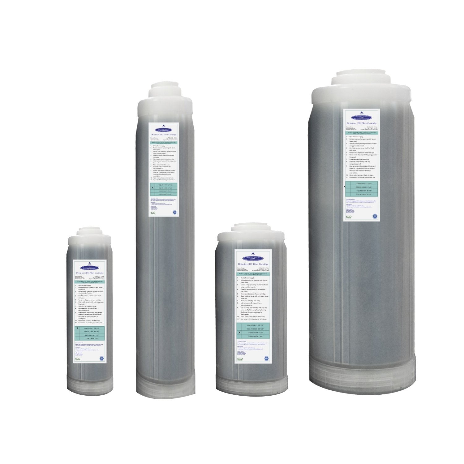 Crystal Quest Water Filters, Ultra High Purity DI Resin Cartridge