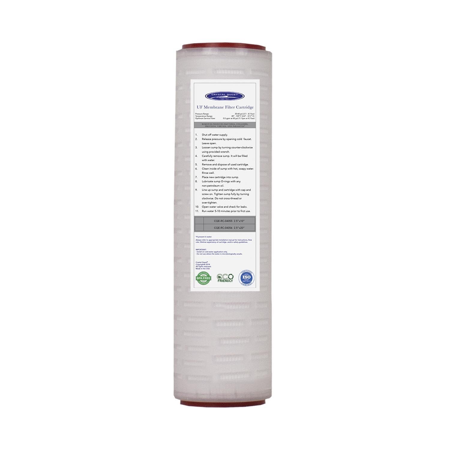 Crystal Quest, Ultrafiltration (UF) Water Filter Membrane