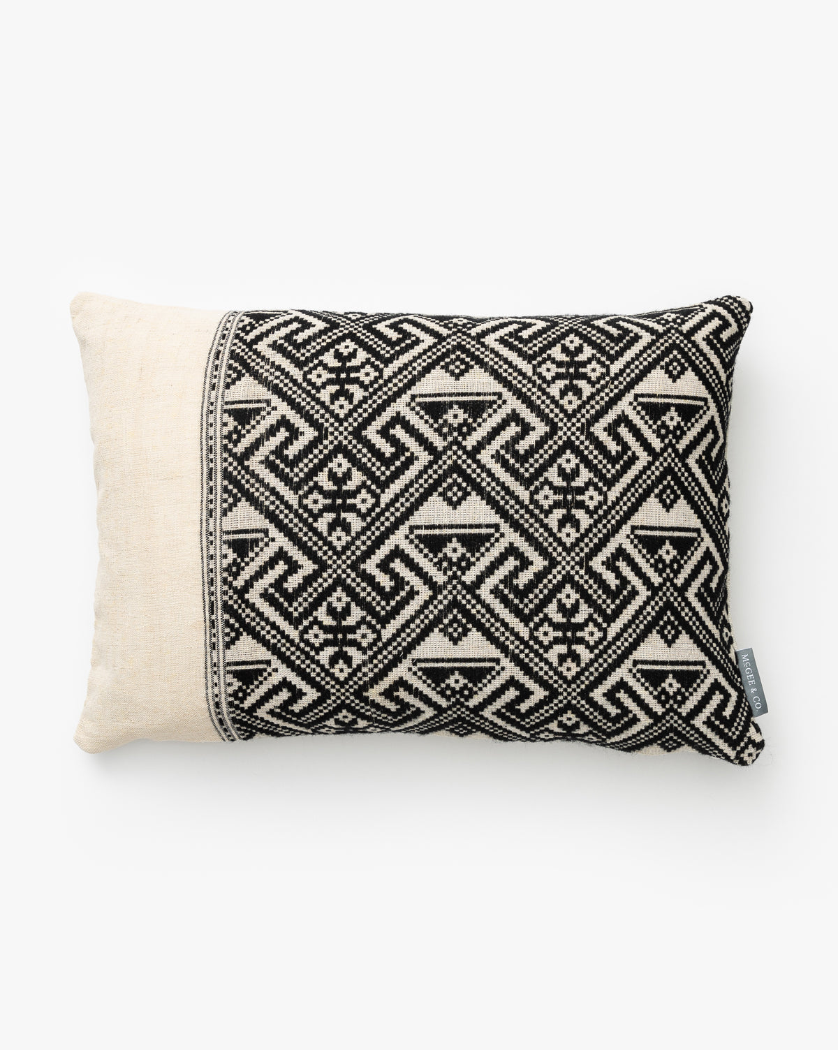 Tangren, Vintage Black Tribal Print Pillow Cover No. 5