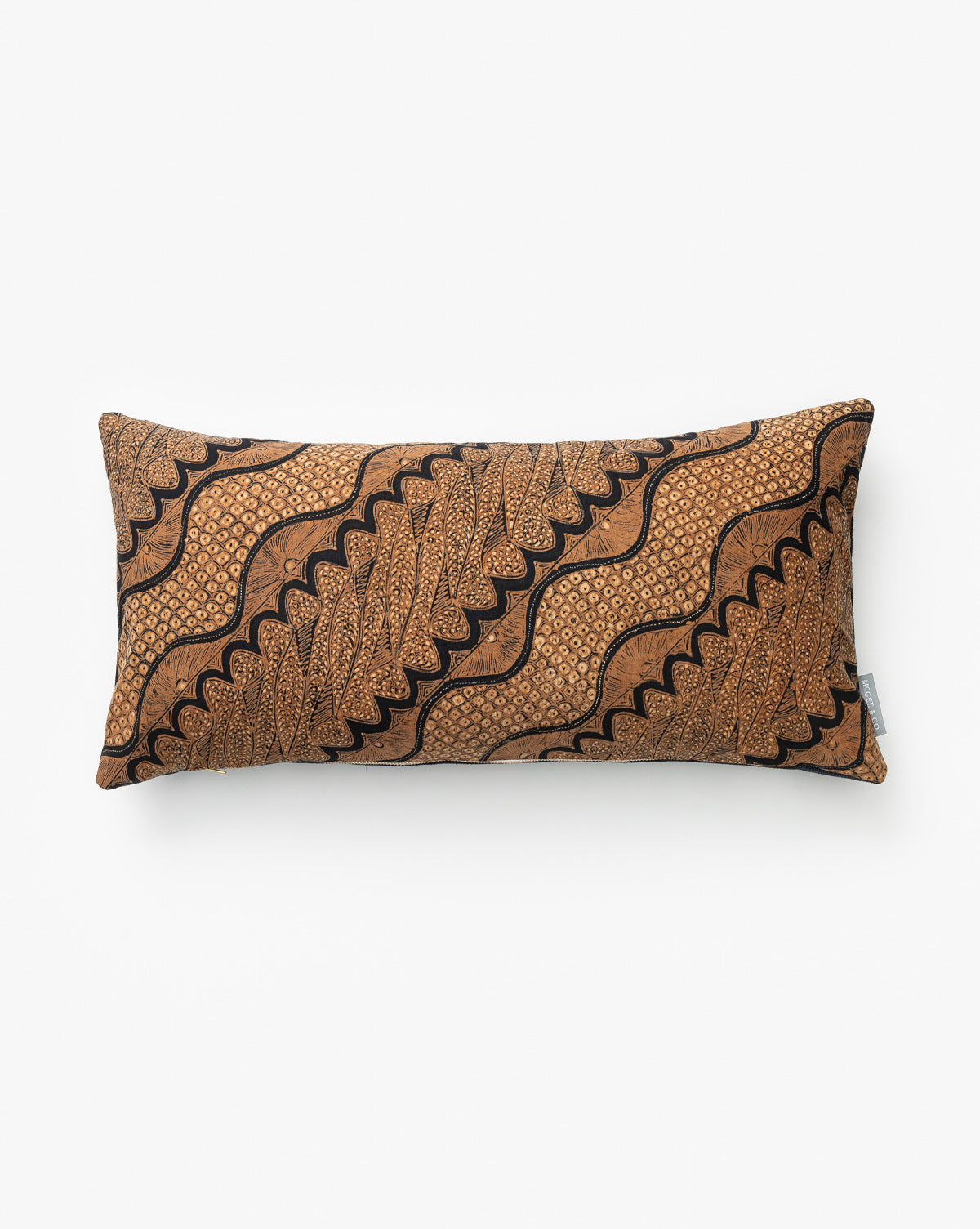 Tangren, Vintage Brown Diagonal Pattern Pillow Cover No. 5