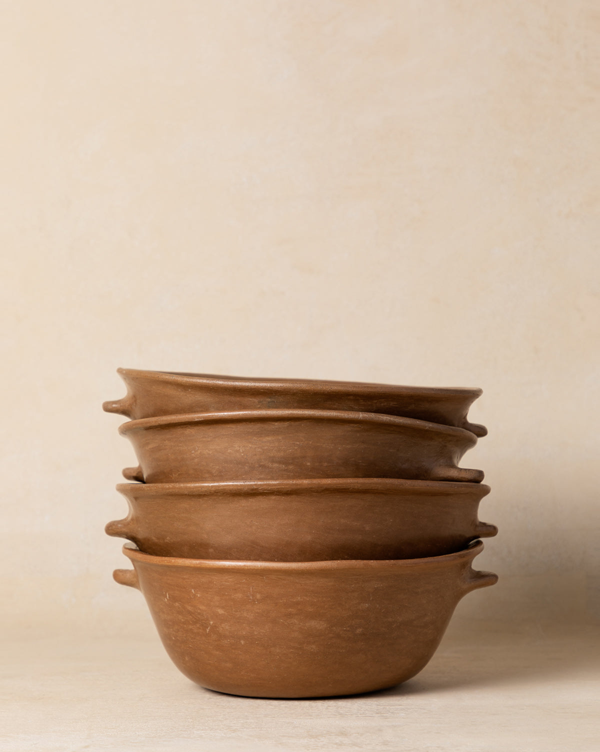 McGee & Co., Vintage Clay Bowl with Tab Handles