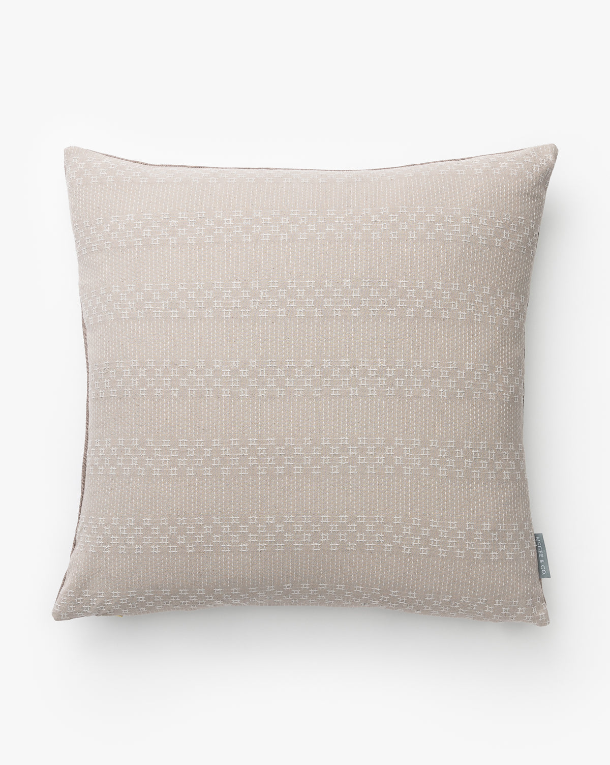 Tangren, Vintage Gray Crosshatch Pillow Cover No. 2