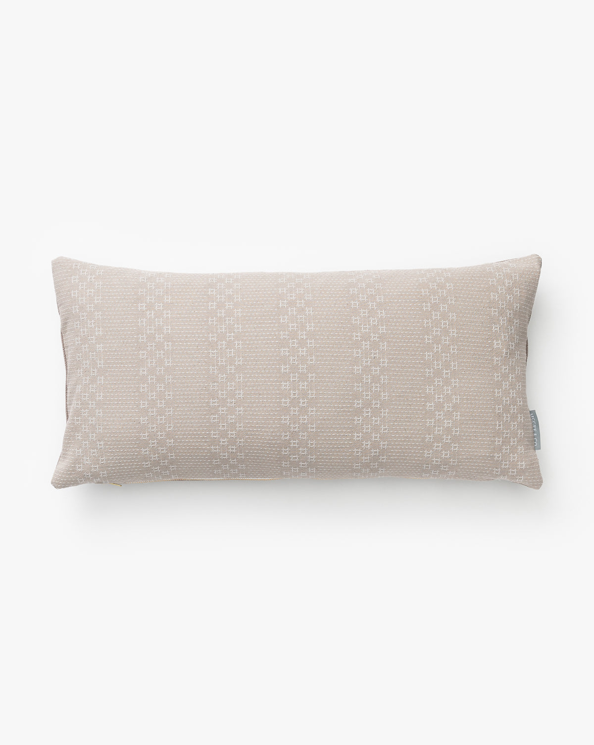Tangren, Vintage Gray Crosshatch Pillow Cover No. 5