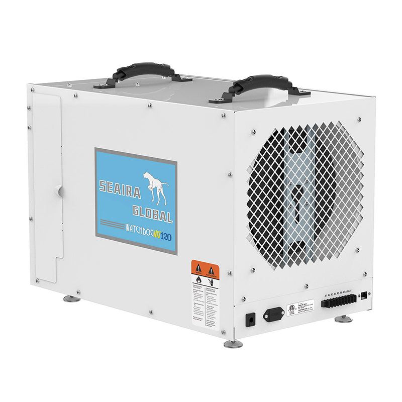 Watchdog, Watchdog NXT120 Dehumidifier | Portable 120 Pint Basement & Crawl Space Dehumidifier By Seaira Global | 21,000 cu. ft. Areas