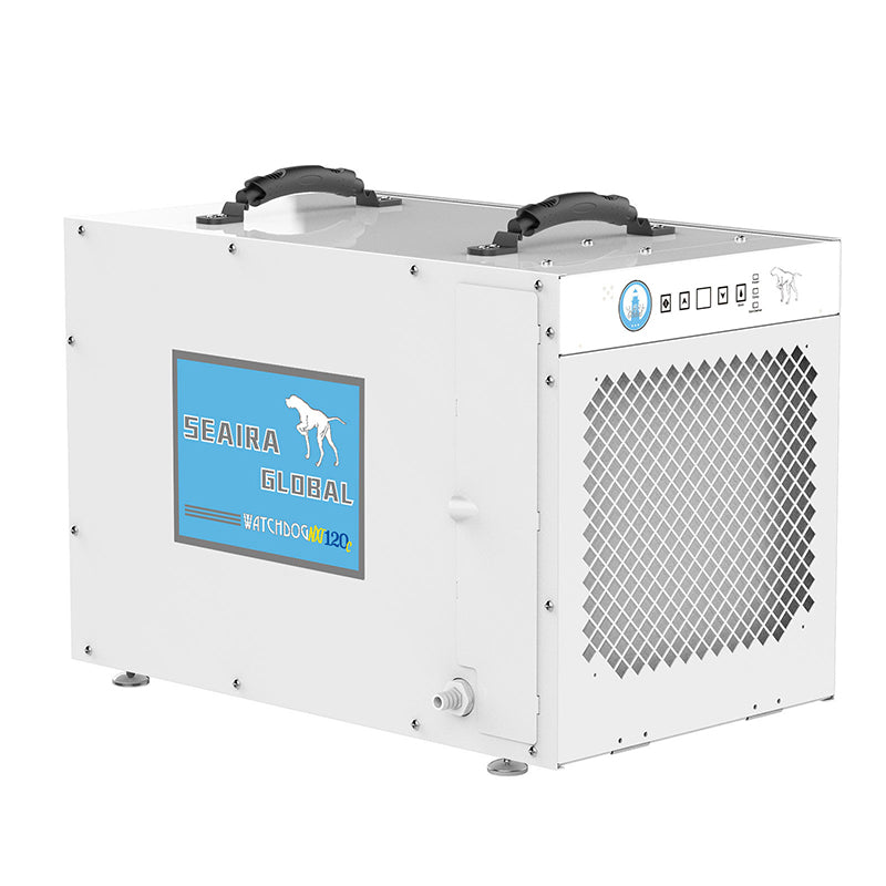 Watchdog, Watchdog NXT120C Dehumidifier w/ Pump | 120 Pint Basement & Crawl Space Dehumidifier By Seaira Global | 21,000 cu. ft. Areas