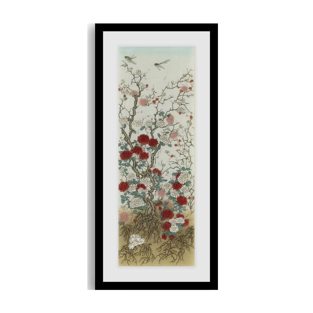 FASart, Whimsical Blooms: A Vintage Floral Masterpiece- Limited Edition Print