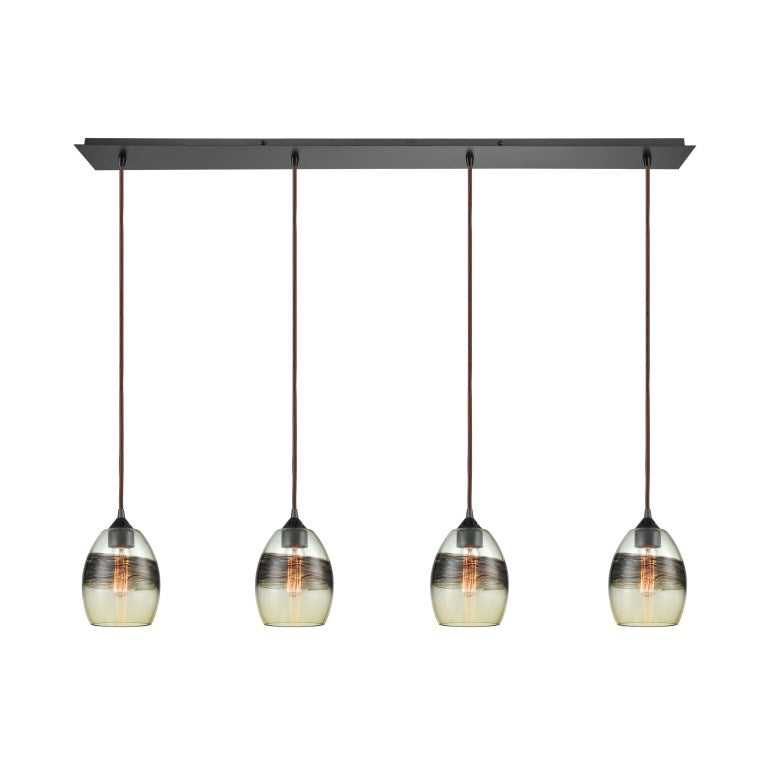 Elk Home, Whisp 46'' Wide 4 - Light Multi Pendant