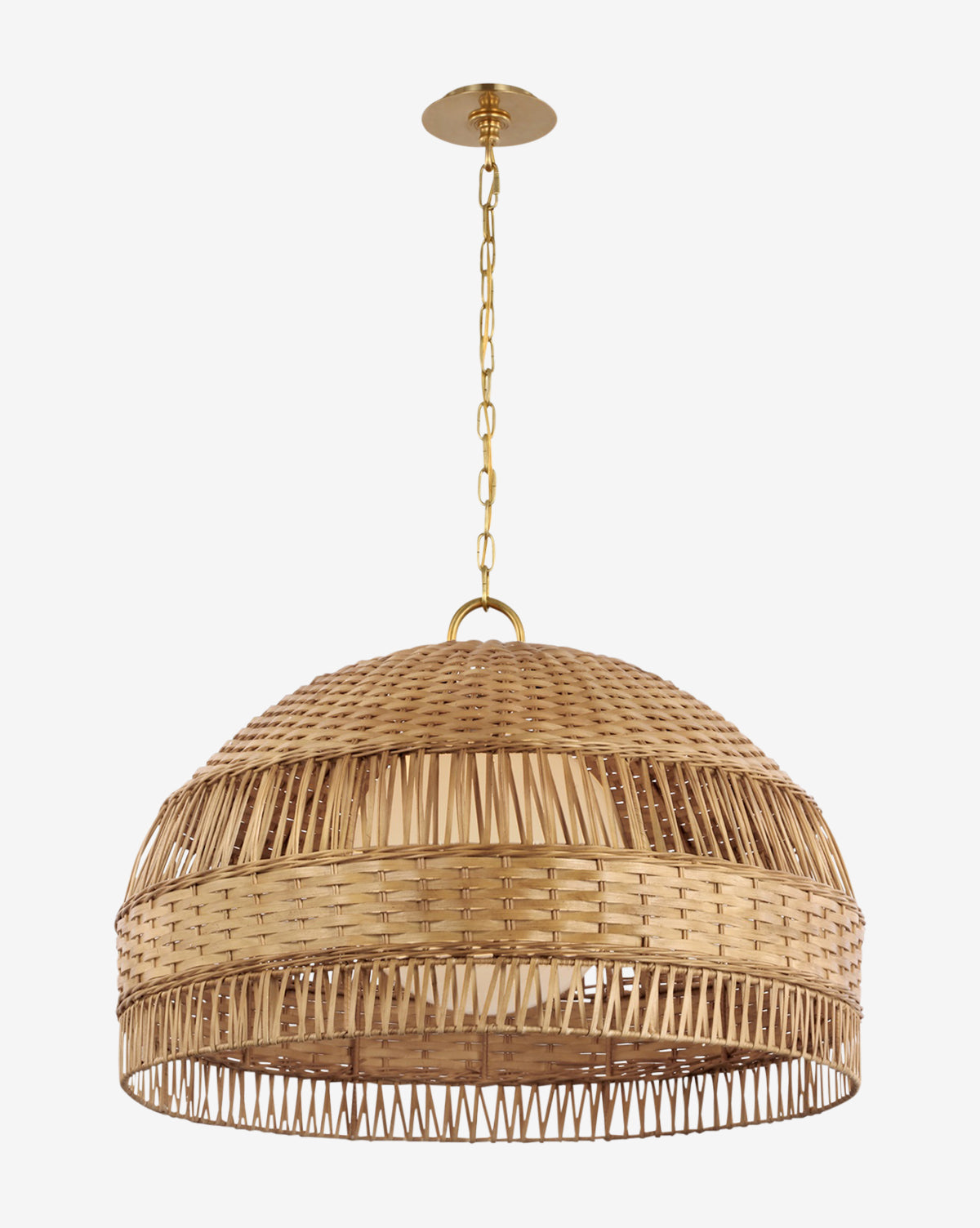Visual Comfort, Whit Dome Hanging Shade