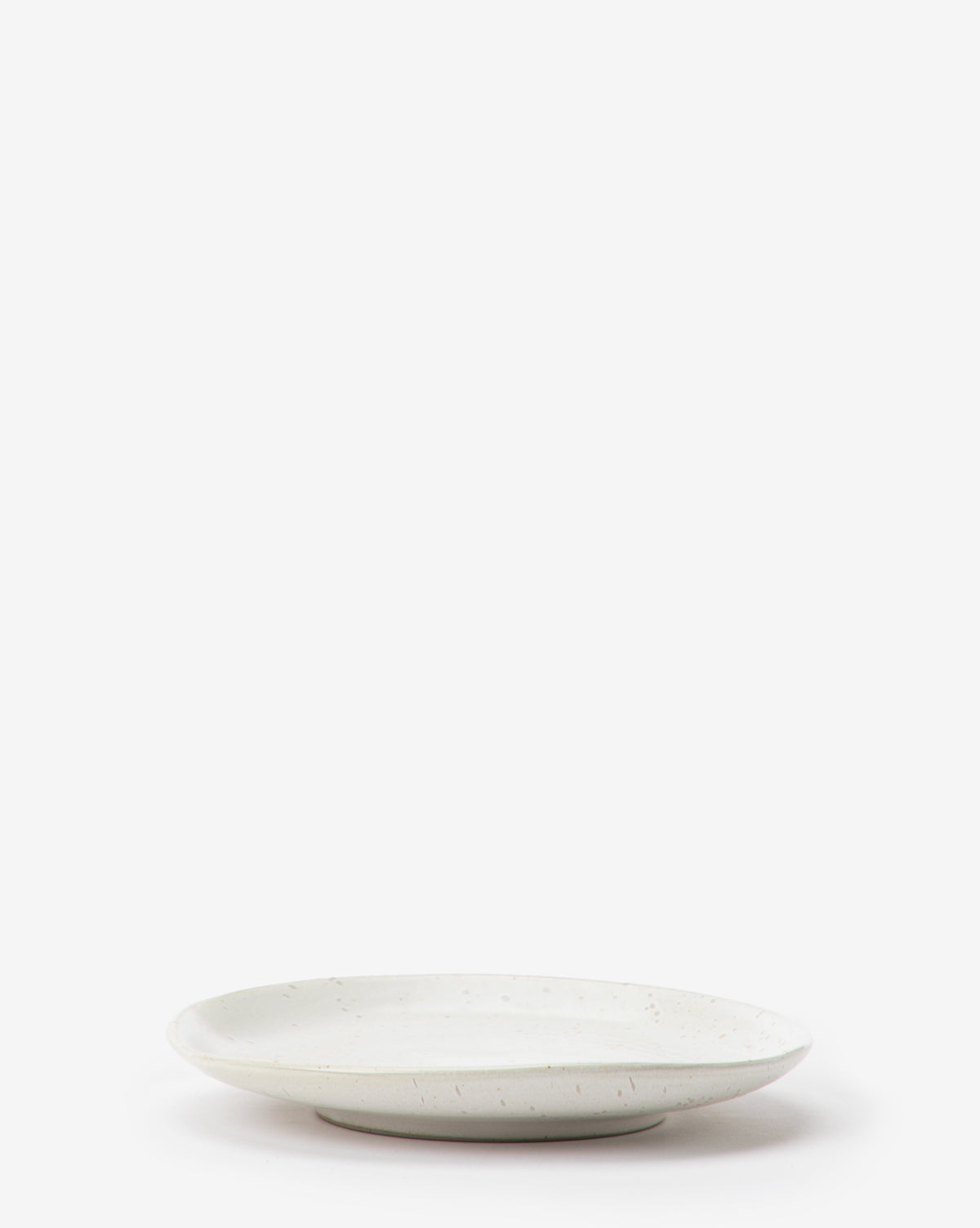 Society of Lifestyle, White & Gray Speckled Porcelain Salad Plate