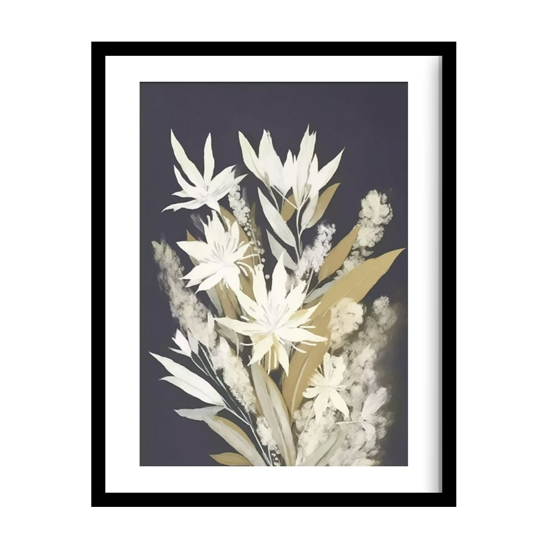 FASart, White Serenade: A Tribute to the Elegance of Nature's Blooms