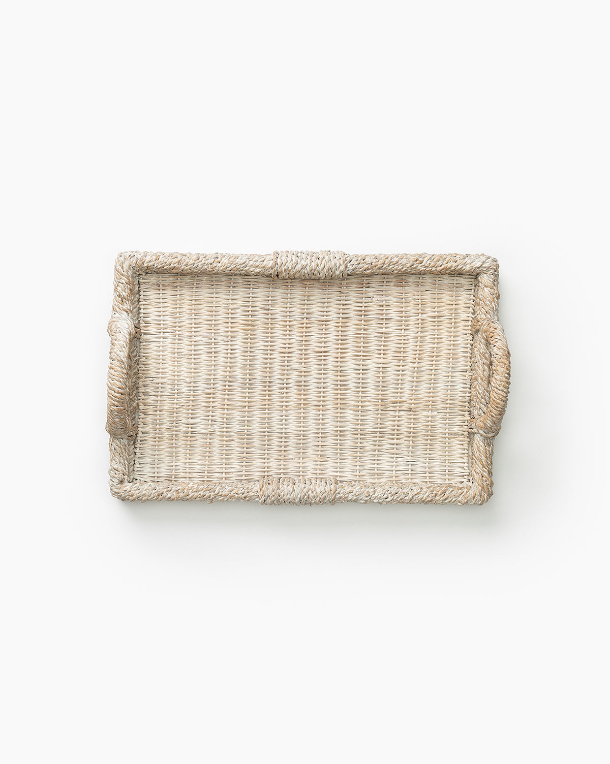 Creative Co-op, Whitewashed Handled Tray